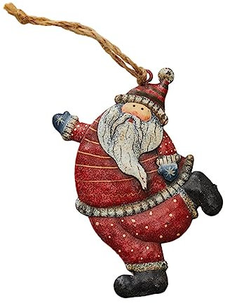 Warmhm Schmiedeeisen Weihnachtsmann Anhänger Weihnachtsdeko Baumschmuck Leicht Umweltfreundlich Für Zuhause Büro Hotel Weihnachtsbaum Dekorieren Geschenkidee