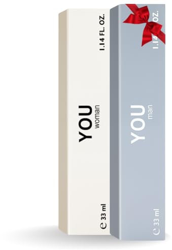 Parfüm Duo Set - Duft Spray für Paare – Parfum Geschenk für Partner zum Valentinstag - das Dupe für Herren & Damen – 33ml Flakon (You)