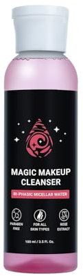 Micella.r Water Makeup Remover | Enriched with Rose Extract | Removes Waterproof Makeup | Dual Action Cleansing | Suitable for Eyes & Lips | Gentle Hydration Non-Greasy & Lightweight | 100 ML