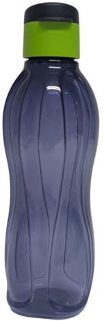 Tupperware To Go Eco Eco Eco Easy Flip Top Botella para bebidas, 500 ml, color azul, verde neón