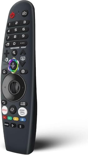 Replacement for LG Magic Remote MR20GA with Pointer and Voice Function Universal Remote Control Compatible with Many LG Smart TV Models - Netflix/Prime Video Hotkeys & Alex@/G00gle Assistant