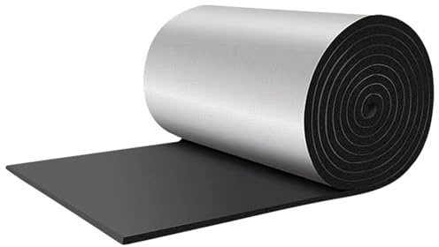 ApuaVireo&Co Dampfsperre, Wärmedämmung, Aluminiumfolie, Membran, Heizkörper, reflektierende Isolierfolie, Schallabsorption, 5 mm dick(1mx2m)