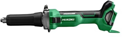 HiKOKI GP18DAJ5Z 18V Cordless Brushless Die Grinder with 6 mm Collet Diameter for Narrow Spaces - Body ONly with CAse