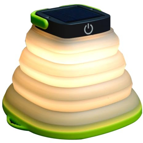 BESPORTBLE Faltbares Campinglicht Led Zeltlampe Solarlaterne Im Freien | BESPORTBLE LED Zeltlampe Lässt Sich als, Faltbares Campinglicht Ist Kompakt Konstruiert, Solarlaternen im Freien Bietet Eine