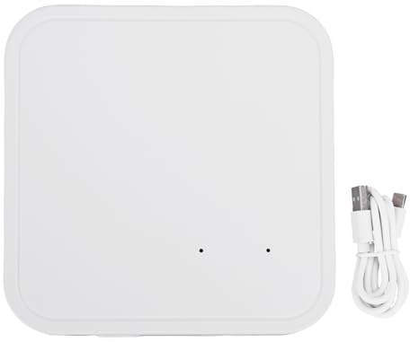 Wireless Smart Gateway ZigBee 3.0, 2.4GHz WiFi Dual Mode with Voice Control Bluetooth Gateway Smart Life Hub Home Automation Hub for Home Use