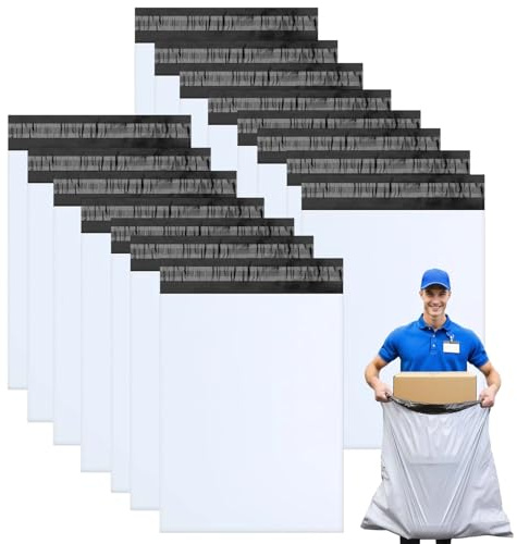 15 Stück Groß Versandtaschen, 60x80 cm Blickdicht Versandtüten Selbstklebend Versandbeutel Wasserdicht Verpackungstüten für Warensendung Verpackung Kleidung Versand Textilien