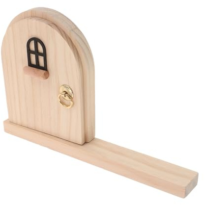 TOPBATHY Plaque Murale Décorative en Bois Naturel 24 X 15,5 X 4,5 Cm, Cache-prise Électrique de Porte Féerique, Protection Sécurisée pour Chambre D'garçon et Filles, Couvercle