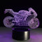 LEDMOMO 3D Lampe Nachtlicht Stimmungslicht Tischlampen Motorrad