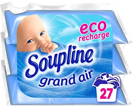 SOUPLINE - Adoucissant Soupline Grand Air Eco Recharges - Pour un linge d'une Douceur Incroyable - Fraîcheur Longue Durée - 200 ml