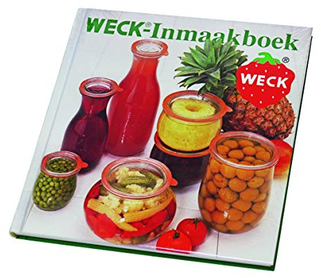 Weck 6379 Einkochbuch niederländisch; Buch zum Haltbarmachen von Lebensmittel; Einmachen von Obst & Gemüse, Anleitung zum Einkochen; gebundene Ausgabe, 144 farbige Seiten, mit Fotos Weiß