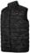 Lee Cooper LCVST708 Hommes Vêtements Slim Fit Lightweight Camo Imprimer rembourré Gilet coupe-vent thermique Showerproof Gilet Gilet, Noir Camo, Grand l
