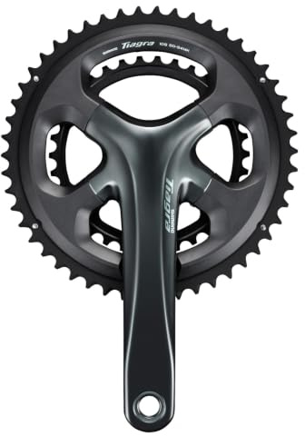 SHIMANO Tiagra FC-4700 Kurbelgarnitur 2x10 48-34Z Grau 2020 MTB