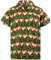King Kameha Funky-Hawaii-Hemd, Weihnachten, Herren, Kurzarm, Chistmas-Santa-Allover, Grün, 5XL