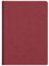 Clairefontaine 795432C Notizbuch, genäht, Rückseite aus Leinen, Rot, A5, 14,8 x 21 cm, 192 Seiten, DOT, helles Papier, Weiß, 90 g, glänzend, Ledermaserung – Kollektion Age Bag