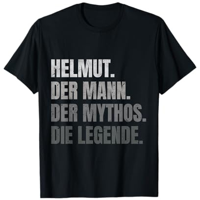 Vorname Helmut Lustiges Personalisiertes Geburtstagsgeschenk T-Shirt