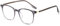 Kelens Blaulichtfilter Brille Quadratische Klare Linse Nerdbrille Damen Herren Großer Rahmen UV Blaues Blockiert Retro Brille Augenbelastung Reduzieren Brille