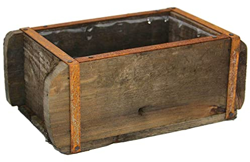 UNUS Pflanztopf Ziegelform Holz Natur