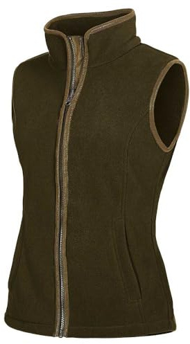 Baleno 2021 Womens Sally Fleece Gilet 60048327 - Olive Womens Jacket Size - S