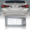 njssjd LED Kennzeichenbeleuchtung für Hyundai Elantra 10–16 i30 12–15 Solaris 17–19, Kennzeichenbeleuchtung für Kia Cerato Limousine 13–18 2 Stück Tag Lampen Canbus Fehlerfrei