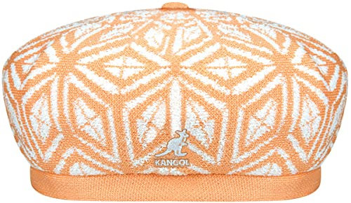 Kangol Diamond Jax Barett - Papaya Milk/White/M, Papaya Milch/Weiß, Medium