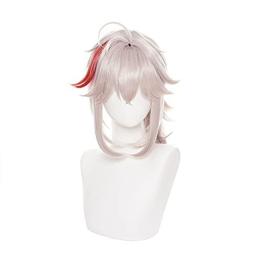 OSIAS Farbe Geschichtet Kaedehara Kazuha Genshin Impact Cosplay Perücke für Mann und Jungen