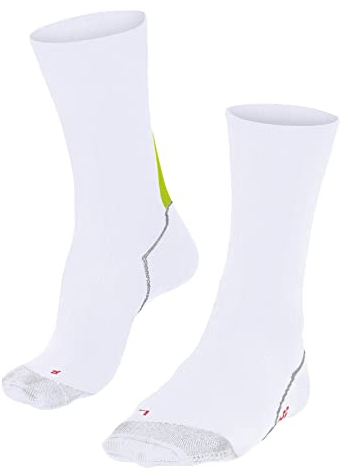 FALKE Unisex Fahrradsocken BC Impulse U SO Funktionsmaterial Antiblasen 1 Paar, Weiß (White 2000), 42-43