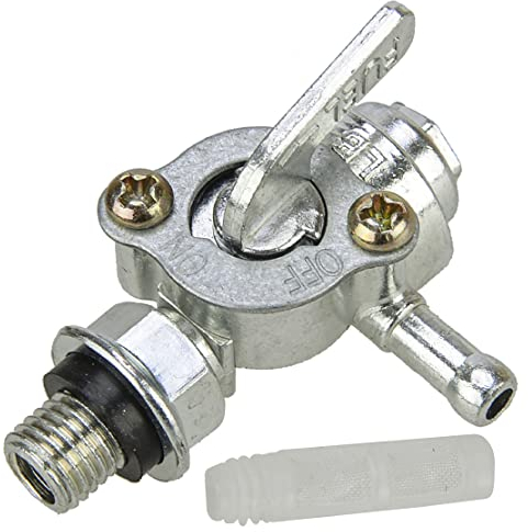 ciciTree Silber Gas Öl Kraftstofftank Schalter Absperrventil Pumpe Hahn Benzin Generator