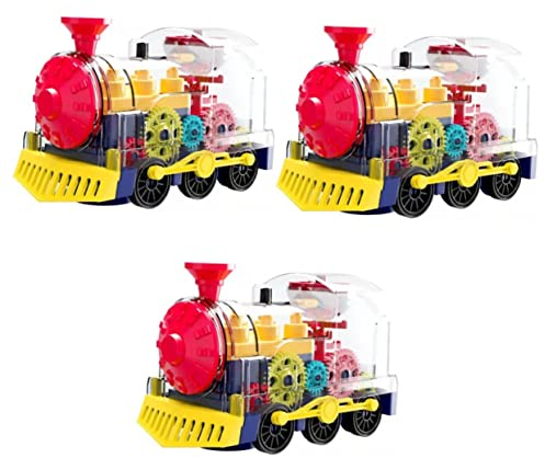 Toyvian 3st Bahn Geburtstagsgeschenke Für Kinder Freunde Trackmaster Kleiner Elektrischer Zug Dampflokomotive Zug Figur Unter Christbaumschmuck Zug Kleinkind Plastik Automatisch Universal-
