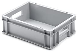 DIE BOX FABRIK Eurobehälter 400x300x120mm - Vielseitige Lösung für effiziente Lagerung und Transport | Lagerbehälter | Transportbehälter