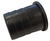 AquaOne Ersatzteil Tülle 25mm schwarz für CPF-2500 Druckteichfilter Eingang Ausgang Durchflussanzeige Ersatz Anschluss