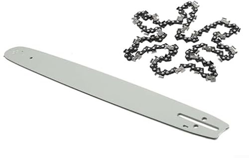 EpheyFIF 18-Inch Chainsaw Chain Guide Bar + Chain, 0.325 .058 Gauge 72 Drive Links, For 62CC 58CC 52CC Chainsaw