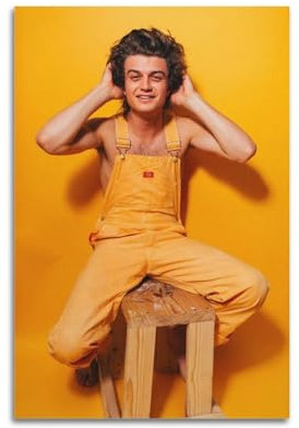 TeDe Joe Kery Retro-Poster in Schwarz und Weiß, für Wohnzimmer, Schlafzimmer, Poster, Gemälde, dekoratives Gemälde, Druck, Leinwand, Wand, 60 x 90 cm, ungerahmt