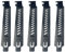 Winwill 10PCS Black PCI Slot Covers,Dust Filter Bracket Expansion Blanking Plate for Computer Cases