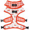 Lucy & Co. Cheery Cherries, niedliches wendbares Hundegeschirr, Spazierengehhalfter, beste Designer-Haustiergeschirre für XS-XL, gepolsterte, verstellbare Weste für einfaches Spazierengehen, Größe XL