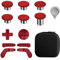 Ersatz-Thumbsticks aus Metall für Xbox Elite Controller Serie 2 Core, inklusive 6 austauschbaren magnetischen Joysticks, 4 Paddel, 2 D-Pads, 1 Einstellwerkzeug (rot)