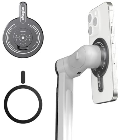 Rszfnjxry Magnet Mount Adapter Accessories Compatible with Insta360 Flow Smartphone Gimbal Stabilizer