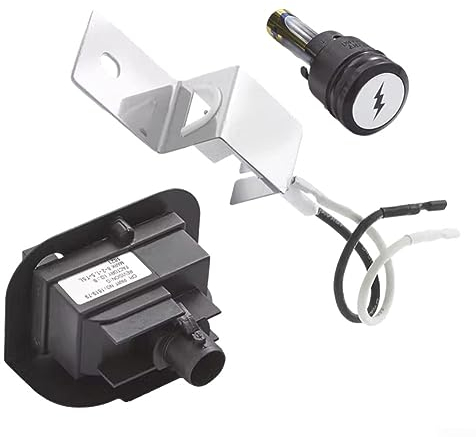 LVYXON Elektronischer Zünder-Kit Ersatz für Weber Q1200 Q2200 64868 Serie mit vorderen Brennerknöpfen, Grill Anzünder Ersatzteile