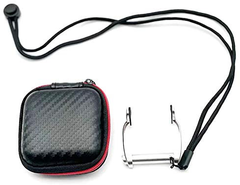 Giilayky Pince-Nez de PlongéE sans Aluminium pour L'Aviation, PlongéE Confortable, Surf, Pinces pour Le Nez, Coussin en Silicone AntidéRapant Aux Deux, Argent