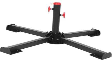OFFSCH Sturdy Christmas Tree Stand for Artificial Trees Patio Umbrella Base Cross Support Easy Storage Design