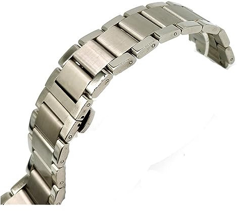 QTYQWC 26 mm * 19 mm Metall-Edelstahl-Uhrenarmband, kompatibel mit dem Armband der HUBLOT Big Bang-Serie
