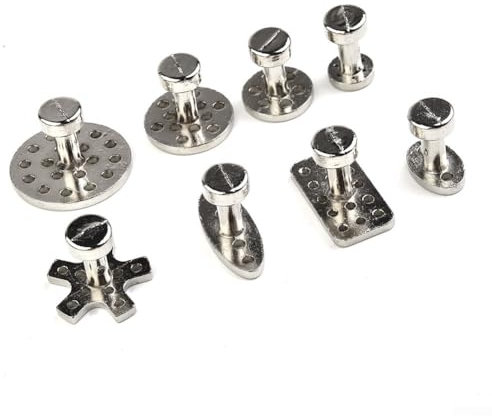Lot de 8 languettes de colle en alliage de zinc pour enlever efficacement les bosses de voiture