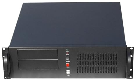 EWAIDI Boîtier de serveur flexible 3U Rack Support 30,5 x 24,4 cm ATX Motherobard Efficace Dissipation de la chaleur Châssis d'ordinateur industriel