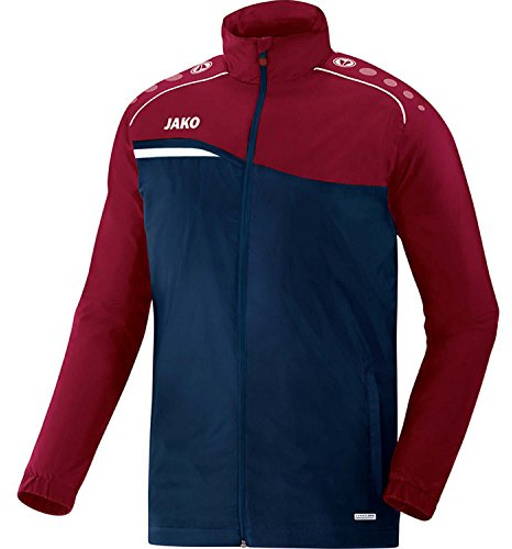 JAKO Kinder Allwetterjacke Competition 2.0, rot/schwarz, 128, 7418