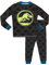 Jurassic World Jungen Leuchten Im Dunkeln Schlafanzug Slim Fit Grau 134
