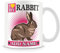 MUGGZ I Love My Rabbit Personalised Mug with Name - Rabbit Mug - Pink