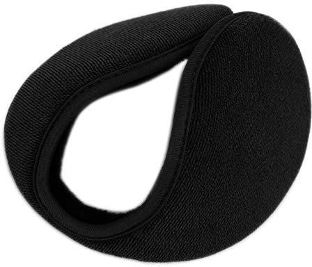 Cache Oreille Homme Chaud Cache-Oreilles Laine Hiver Thermique Cache Oreilles Adulte Reglable Protège-oreilles Anti-froid Earmuffs pour Ski Course Equitation Camping Cyclisme Noir Taille unique