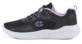 Champion Athletic - Softy Evolve G PS Sneakers, Nero/Lilla (KK009), 31 Bimbo (0-5 anni) SS24