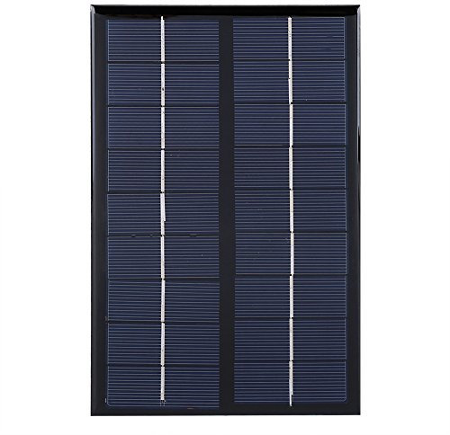 Mini Solar Panel, 3W 9V Portable Polycrystalline Solar Panel for DIY High Efficiency Lightweight Solar Phone Battery Charger