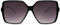Cheapass Sonnenbrille XXL quadratisch Schmetterling Promi Fashion schwarze Schattierungen mit dunklen Verlaufsgläsern UV400-geschützt Frauen