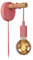 LUCIDE POLA - Wandleuchte Kinderzimmer - Ø 12 cm - 1xE27 - Rosa